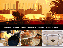 Tablet Screenshot of drumparadise-la.com
